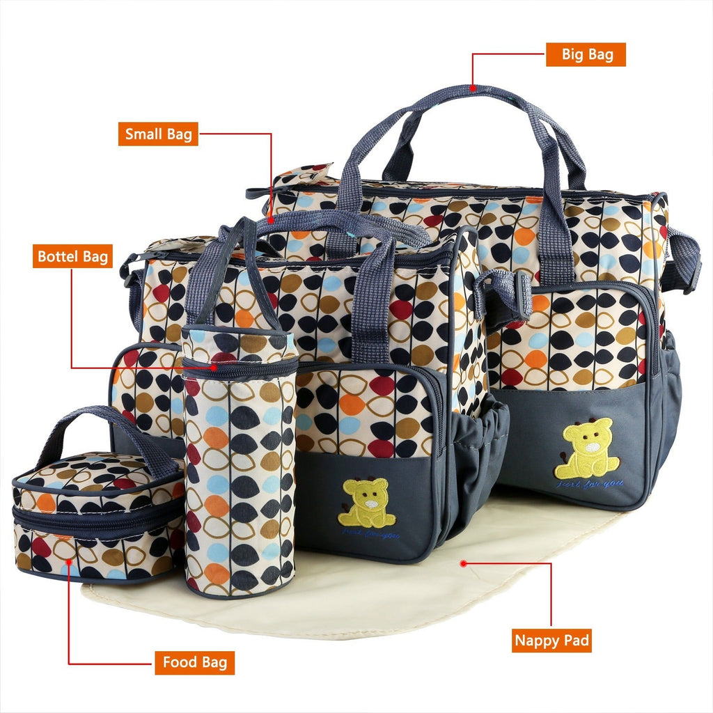 Complete Diaper Bag Set for Moms – Carry Everything Easily!