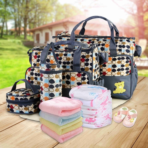 Complete Diaper Bag Set for Moms – Carry Everything Easily!