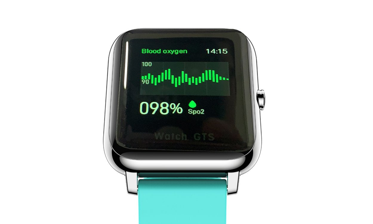 OXITEMP Smart Watch – Track Oxygen, Pulse, and Temperature Easily!
