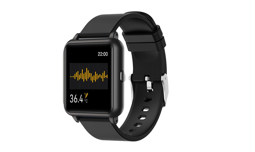 OXITEMP Smart Watch – Track Oxygen, Pulse, and Temperature Easily!