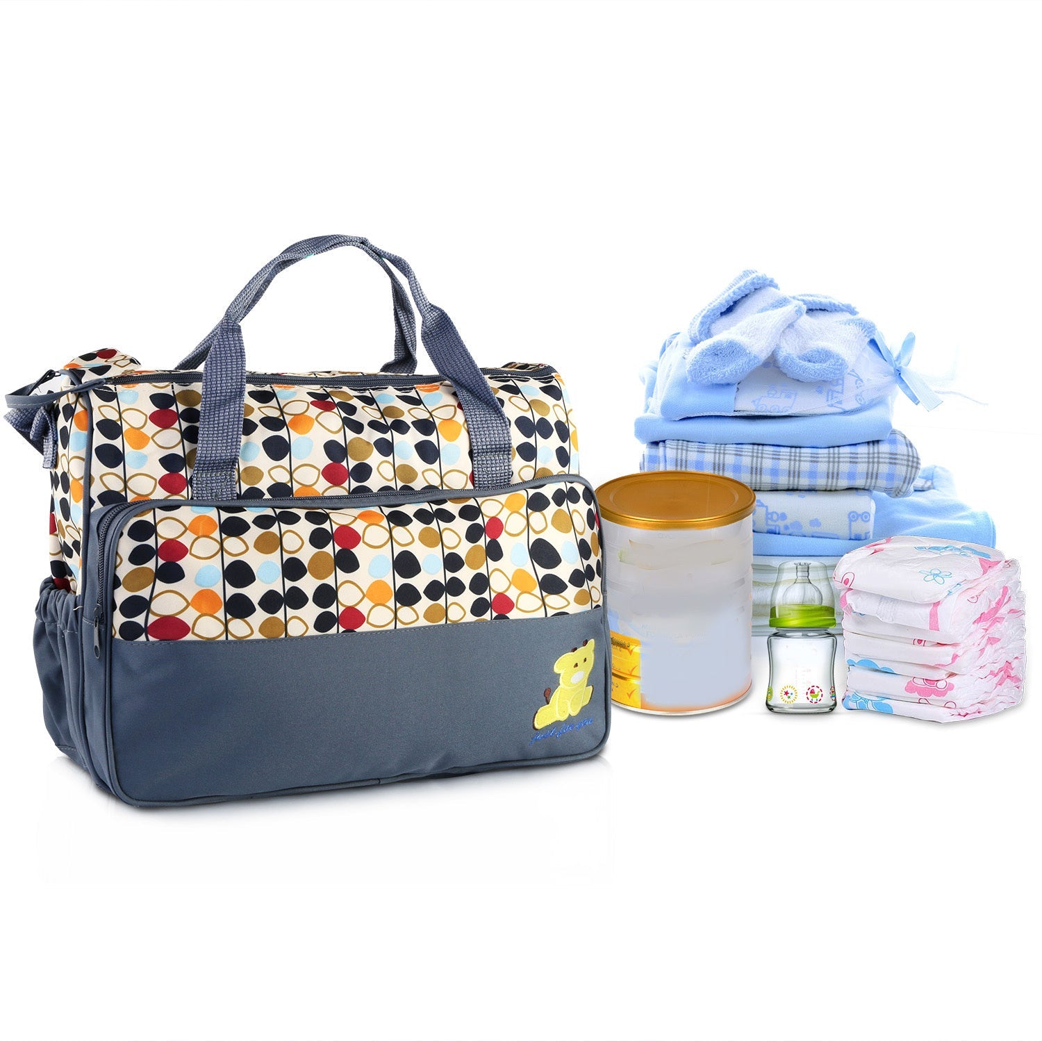 Complete Diaper Bag Set for Moms – Carry Everything Easily!