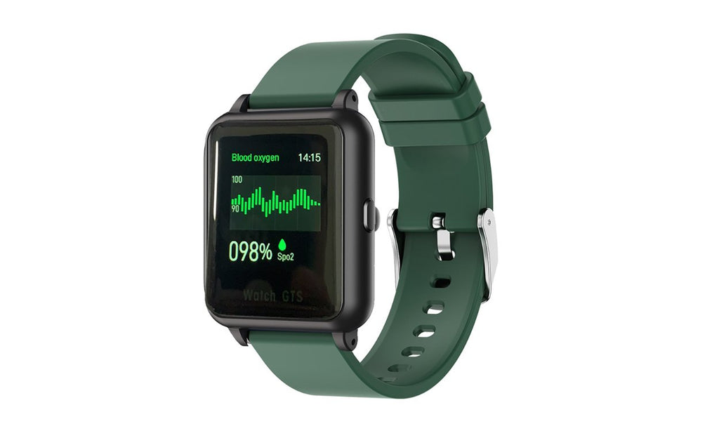 OXITEMP Smart Watch – Track Oxygen, Pulse, and Temperature Easily!