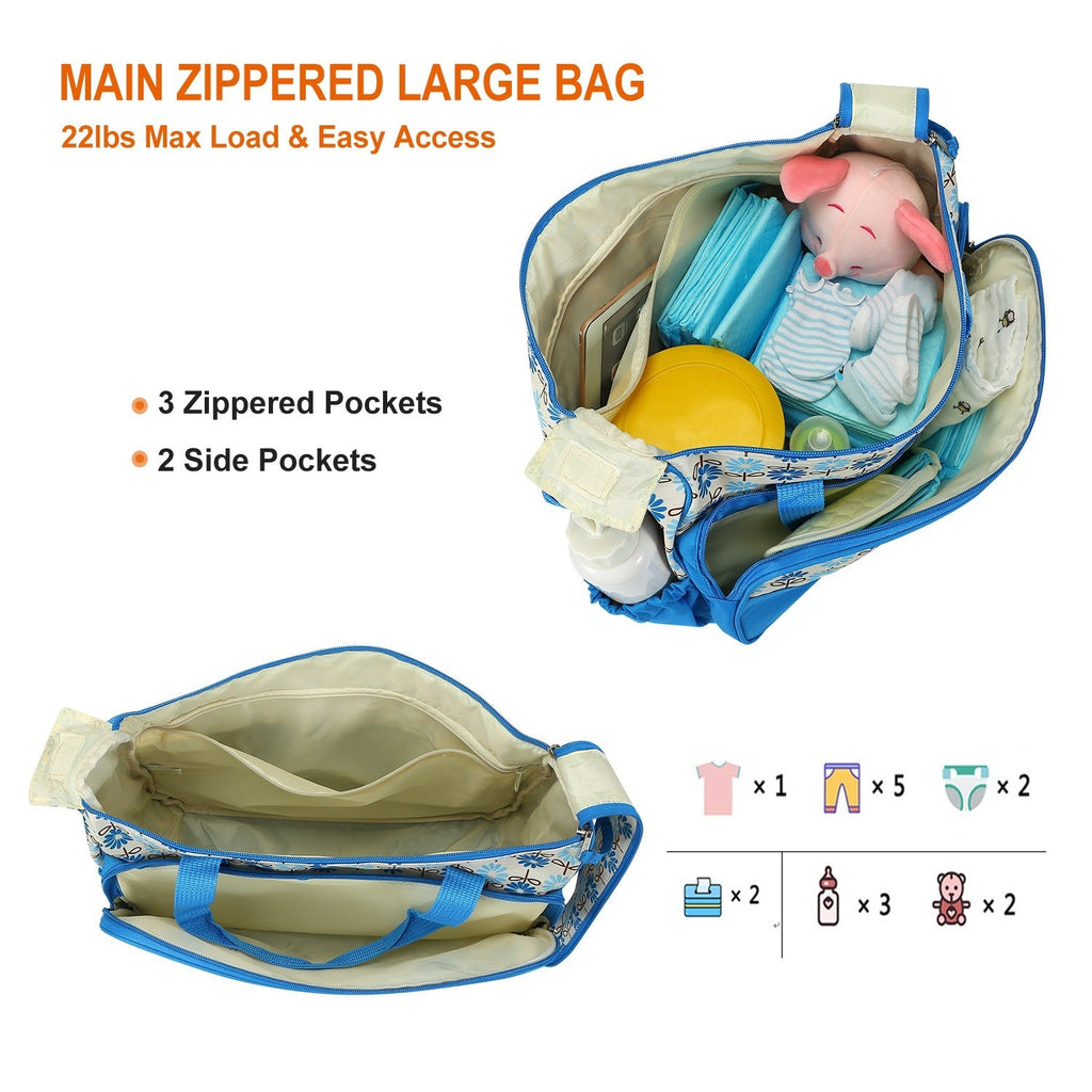 Complete Diaper Bag Set for Moms – Carry Everything Easily!