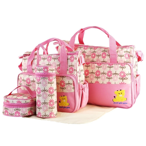Complete Diaper Bag Set for Moms – Carry Everything Easily!