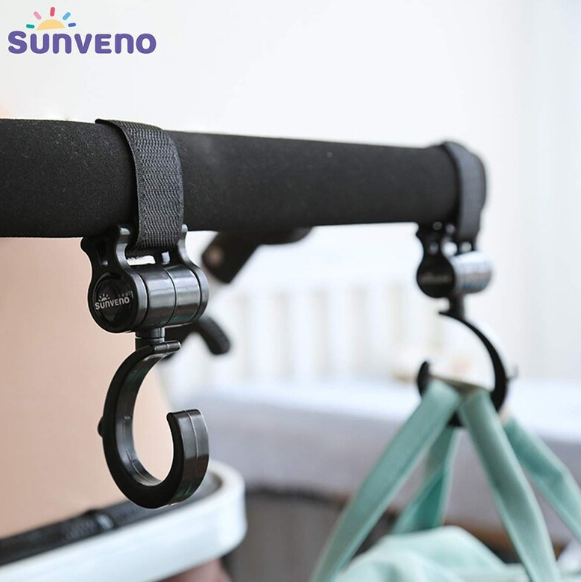 2-Pack Stroller Hooks – Easy Hands-Free Help for Parents!