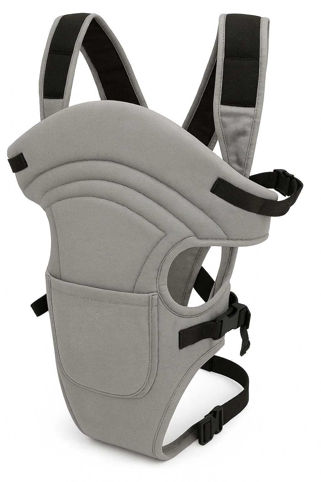 Ergonomic Adjustable Sling Bag – Smart Grey Bag for Parents!