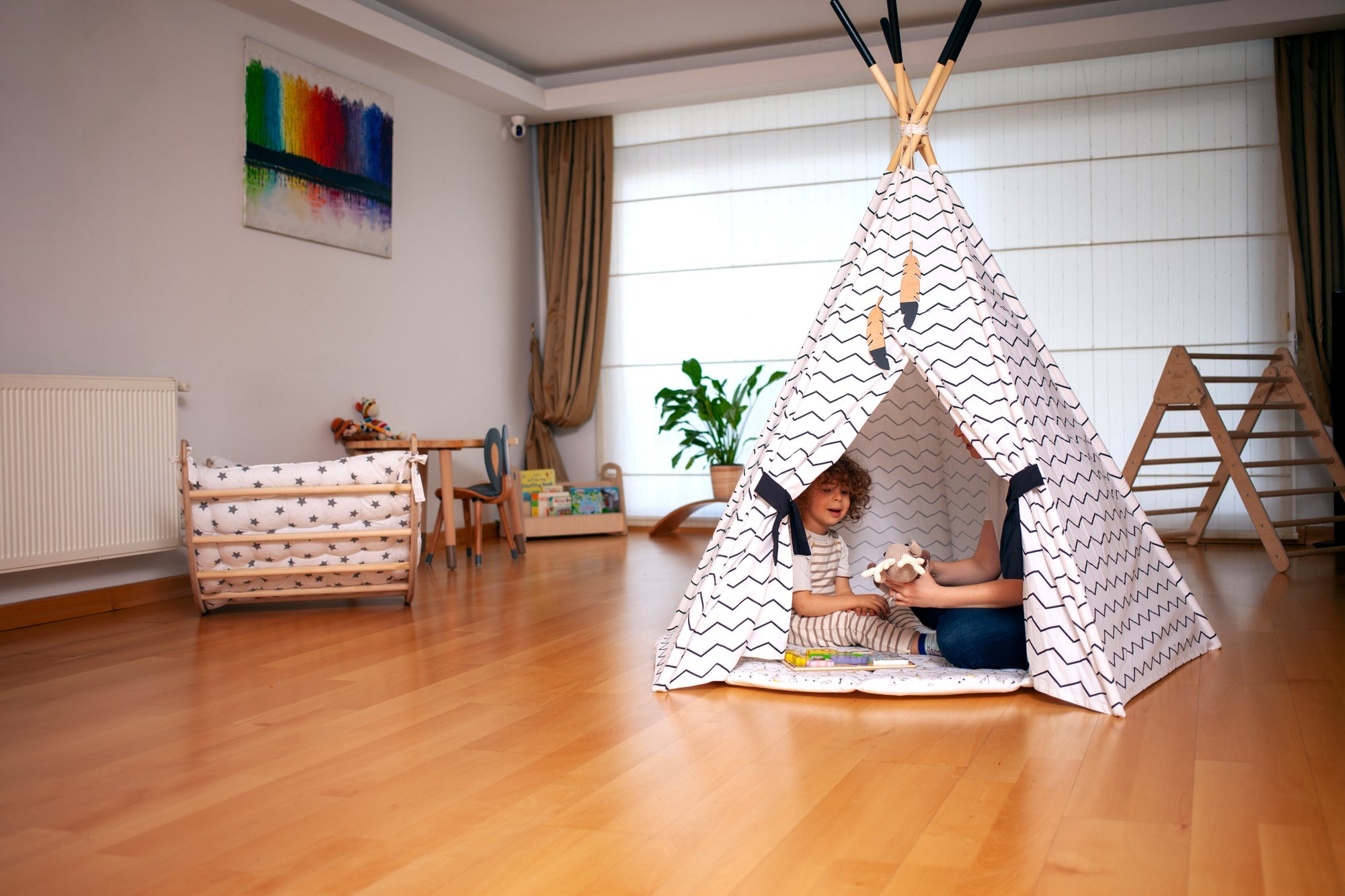 Cozy XL Teepee with Play Mat – Fun Hideaway for Kids!