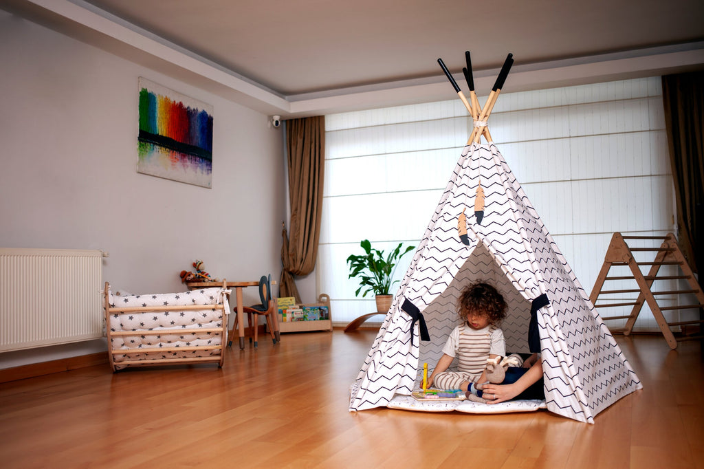 Cozy XL Teepee with Play Mat – Fun Hideaway for Kids!