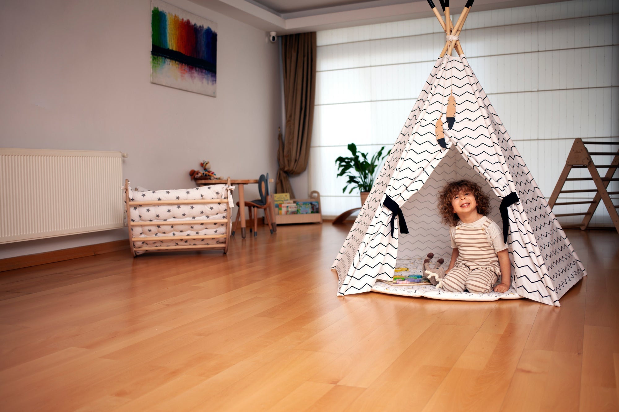 Cozy XL Teepee with Play Mat – Fun Hideaway for Kids!