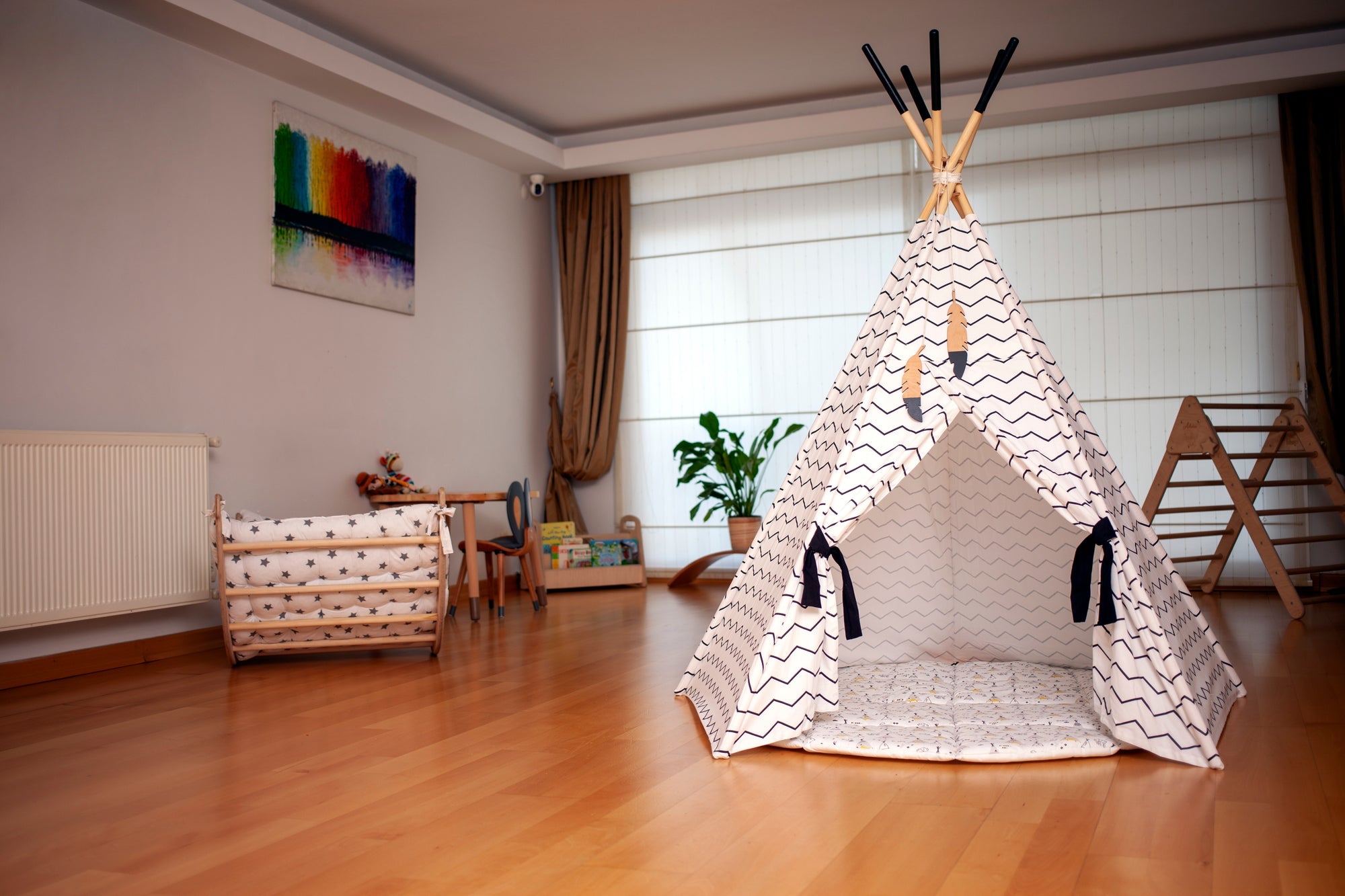 Cozy XL Teepee with Play Mat – Fun Hideaway for Kids!