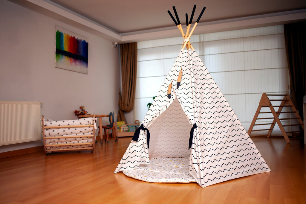 Cozy XL Teepee with Play Mat – Fun Hideaway for Kids!