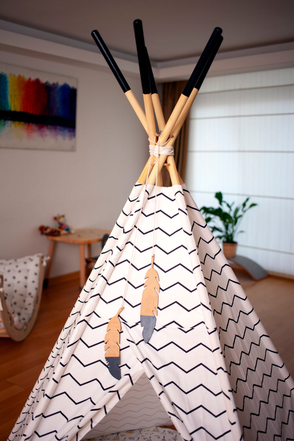 Cozy XL Teepee with Play Mat – Fun Hideaway for Kids!